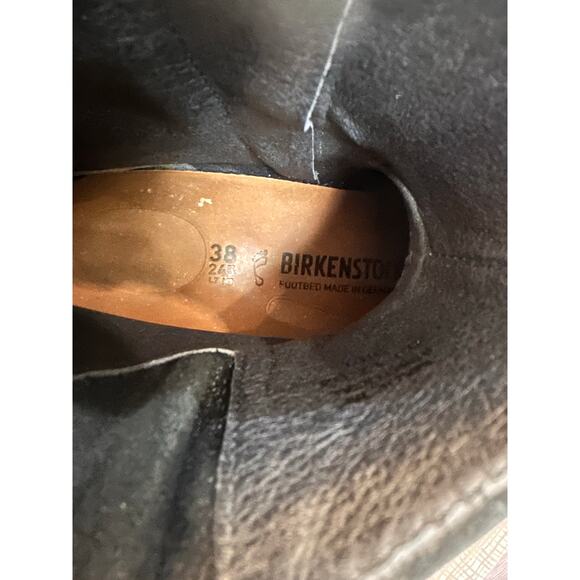 Birkenstock Stowe Black Leather Moto Boots –Women’s 7 / EU 38 – Made in Portugal - Picture 7 of 7